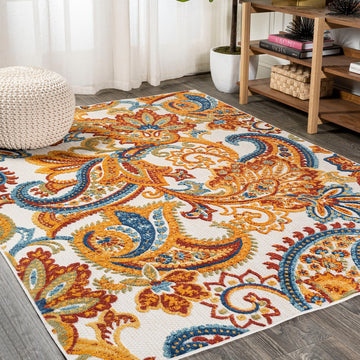 Gordes Paisley High-low Indoor/outdoor Area Rug
